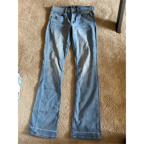Express Denim - Express Mid Rise Barely Boot Jeans